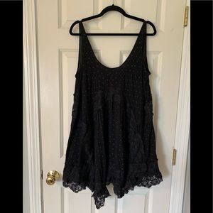 Intimately Free People Black Trapeze Dress